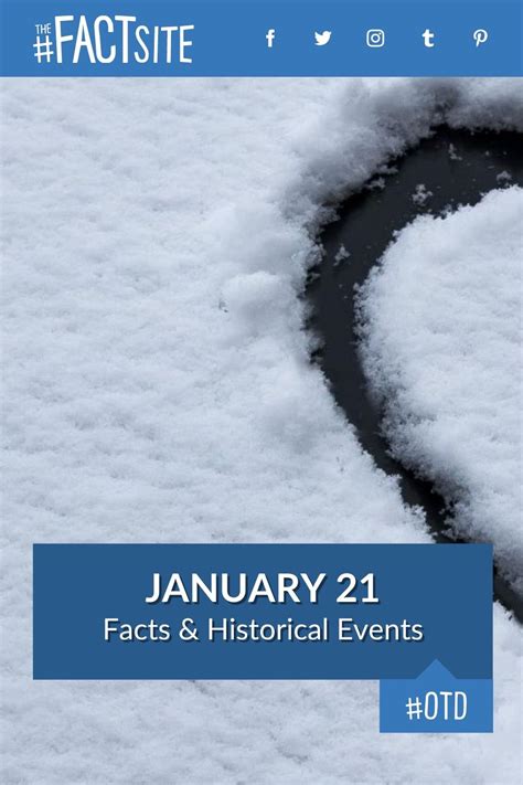 January 21: Facts & Historical Events On This Day - The Fact Site