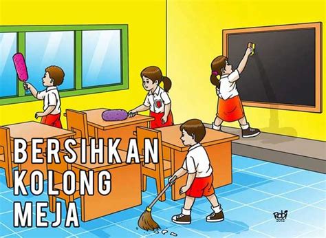 20+ Contoh Poster Kebersihan Lingkungan Sekolah dan Rumah – Kuliah Desain