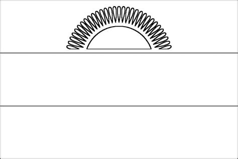 Flag of Malawi coloring page - Download, Print or Color Online for Free