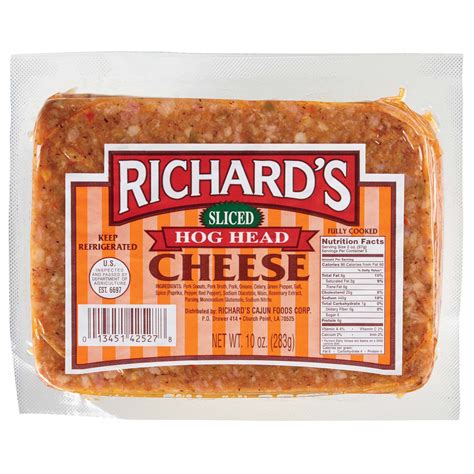 Richard's Sliced Hog Head Cheese - Shop Meat at H-E-B