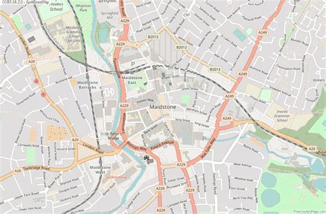 Road Map Of Maidstone