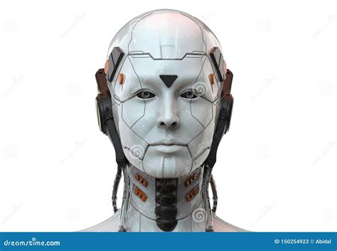 Robot Woman, Sci-fi Android Female Artificial Intelligence 3d Render ...