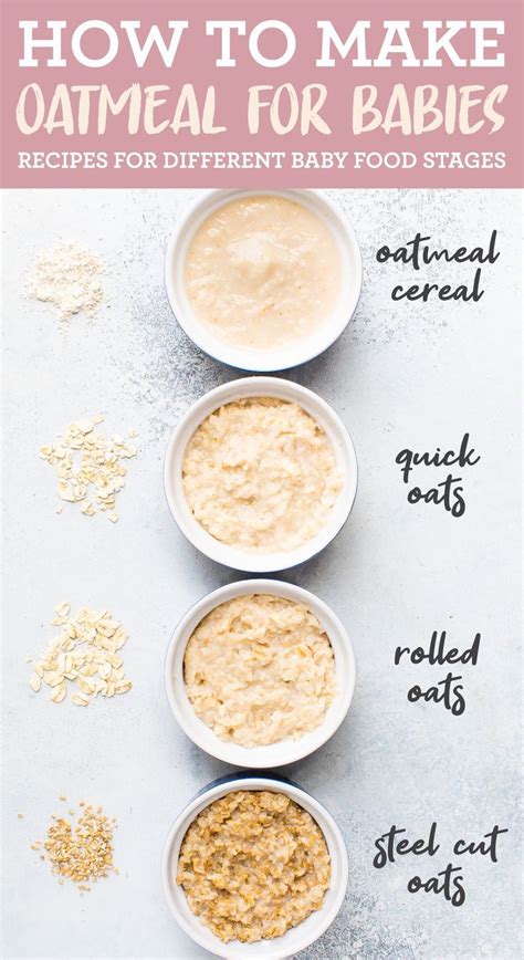 How to Make Oatmeal For Babies | Recipe | Oatmeal for baby, Baby food recipes, Healthy baby food