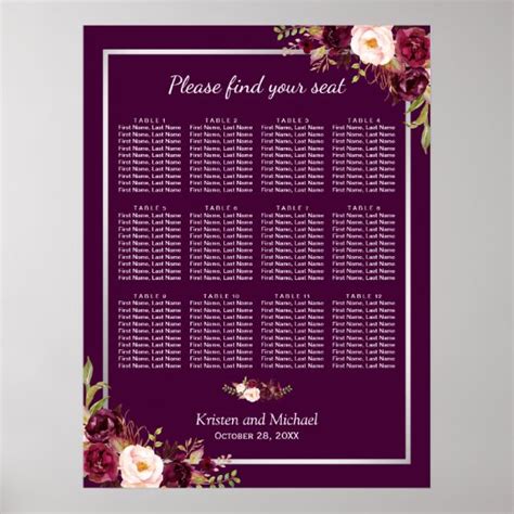 Wedding Mapper Seating Chart: A Visual Reference of Charts | Chart Master