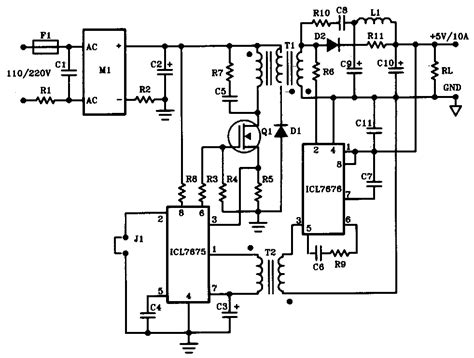 This is the switching power supply circuit diagram with 50W power ...