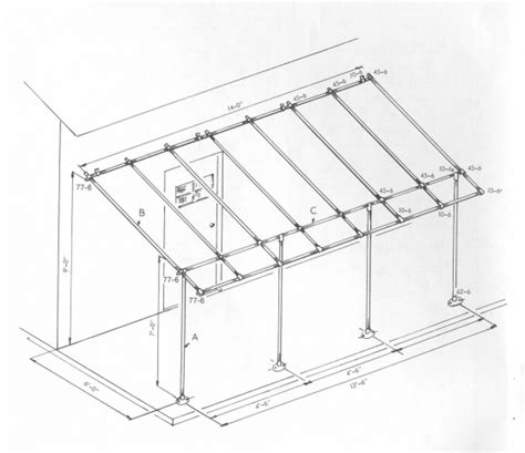 Woodwork How To Build A Wood Awning Frame PDF Plans