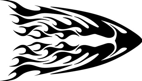 Hood Flames Decal - $4.95 : Decal City