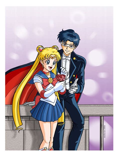 Sailor Moon and Tuxedo Mask by RedShoulder.deviantart.com on ...