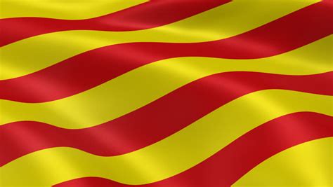 Stock video of catalonian flag in the wind. part | 875992 | Shutterstock