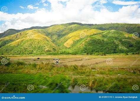 Sierra Madre Mountain Range Stock Image - Image of paddies, rice: 41091119