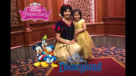 DISNEYLAND Princess Meet and Greet at the Fantasy Fair Royal Hall - YouTube