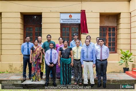 Opening of International Relations Unit, Rajarata University of Sri Lanka - Rajarata University ...