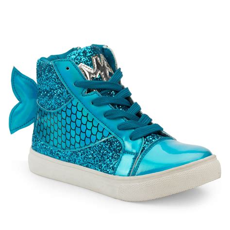 Olivia Miller The Ariel Shoe High-top Sneaker (2), Girl's, Blue (cotton ...