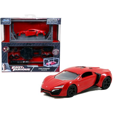 Lykan Hypersport Build N' Collect Die-cast Model Kit, Fast &Furious - Jada Toys 31289 - 1/55 ...