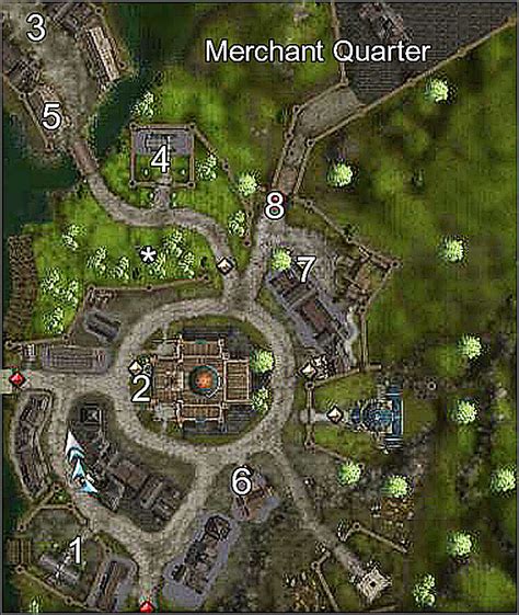 Map: Merchant Quarter (N2) | Neverwinter - Neverwinter Nights 2 Game ...