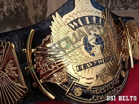 WWF Winged Eagle Wrestling Championship Belt with 24K Gold plating ⋆ SSI Championship Belts