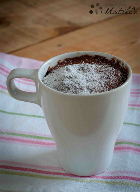 Mug cake de chocolate | Galletas para matilde