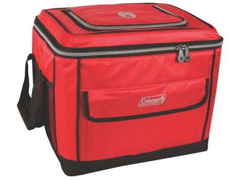 Coleman 40 Can Collapsible Soft Cooler 2000013739, Color: Red, Size: Fully Expanded - 14 x 11.4 ...