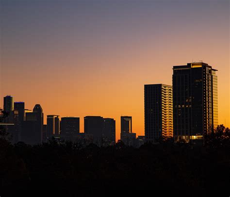 Downtown Sunrise This Morning : r/houston