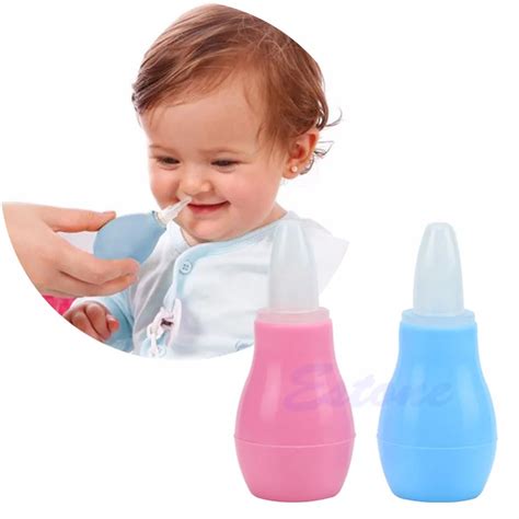 2017 Cute Baby Newborn Nasal Vacuum Mucus Suction Aspirator Infant Nose Cleaner APR18_30-in ...