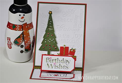 Attractive Christmas Birthday Cards With A Festive Feel