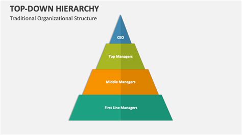 Top Down Hierarchy PowerPoint Presentation Slides - PPT Template