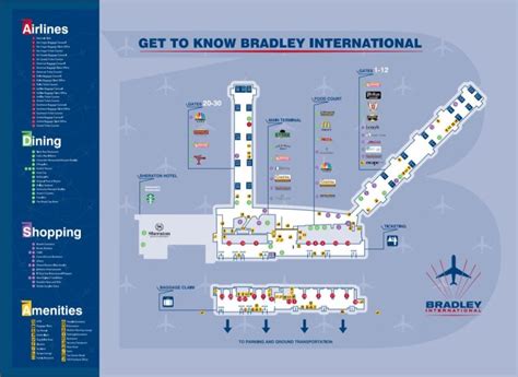 Terminal Map – Nov2016 | Bradley International Airport