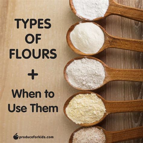 Types of Flour & When to Use Them - Healthy Family Project