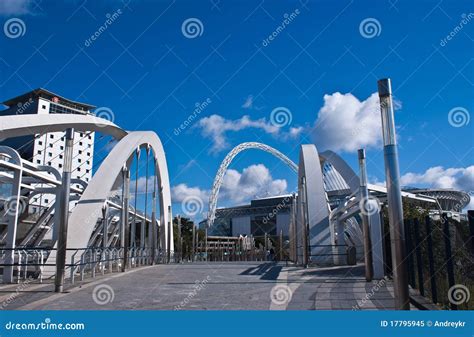 Wembley Stadium Architecture Arch Stock Image | CartoonDealer.com ...