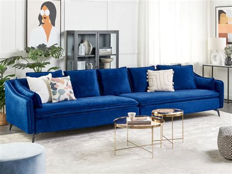 Royal Blue Velvet Sofa Uk | Baci Living Room