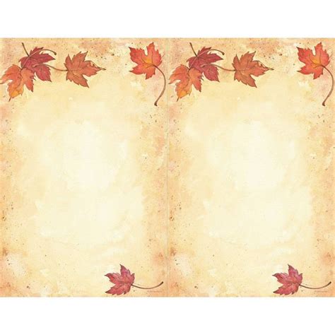 25ct 50 Invitations Fall Leaves in 2024 | Autumn leaves, Fall arts and ...