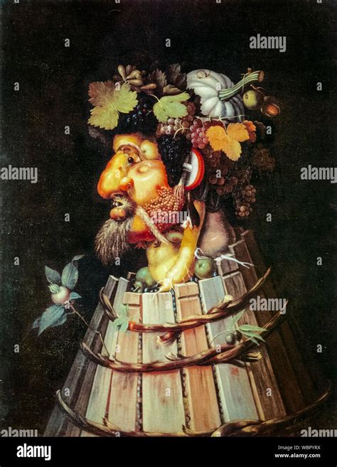 Giuseppe Arcimboldo, Autumn, (The Four Seasons), painting, 1572 Stock Photo - Alamy