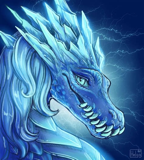 Winter wyvern (DOTA 2 fanart) 💙 by MyDrawnWorld -- Fur Affinity [dot] net