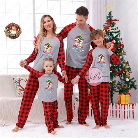 Bluey Family Personalized Christmas Pajamas 2022 Holiday