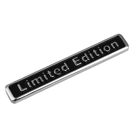 Limited Edition Creative Fashion Metal Auto Metal Emblem Chrome Sticker Decal Decor Tool 3D ...