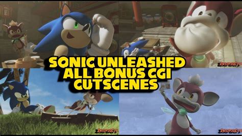 Sonic Unleashed: All Bonus/Extra CGI Cutscenes (1080p) - YouTube