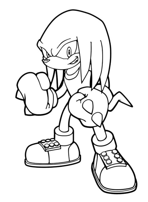 36+ knuckles the echidna coloring pages - AnnyRachyl