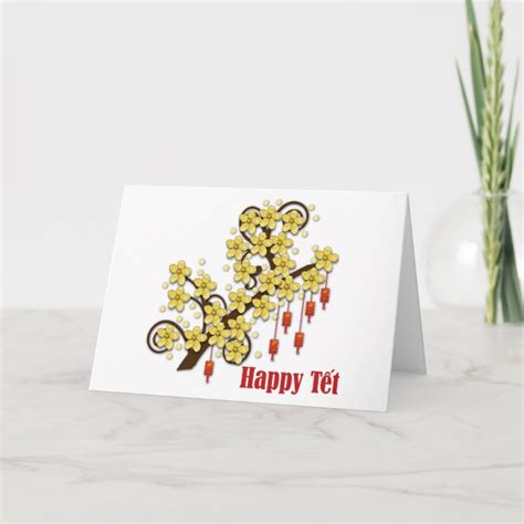 Tet Hoa Mai Greeting Card | Zazzle