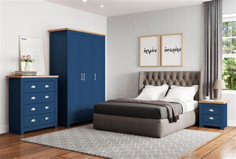 Blue Furniture Bedroom - markanthonystudios.net