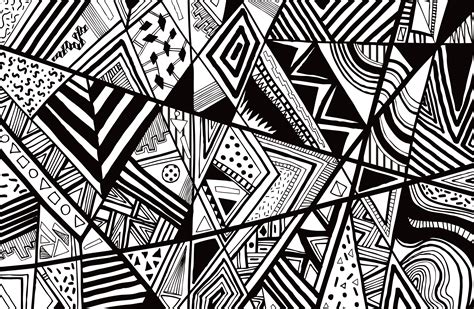 black-white-abstract-pattern-vector-line-drawing-graphic-pen-textile-pattern-vasare-nar ...