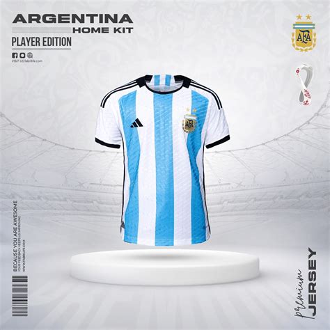 Argentina Fifa World Cup Home Jersey 2022 - Player Edition - Best Quality Product | Fabrilife