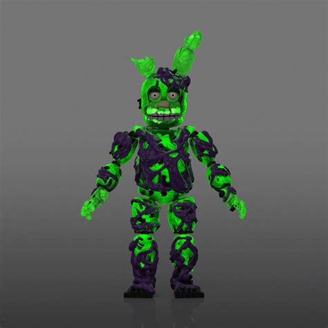 Buy Funko PopAction Figure: Five Nights at Freddy's Toxic Springtrap Glow in The Dark ...