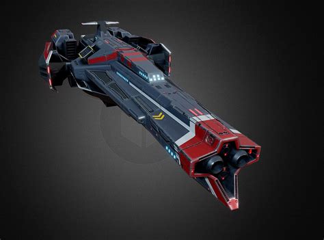 ArtStation - Shallow space - Blackbird-class Battlecruiser