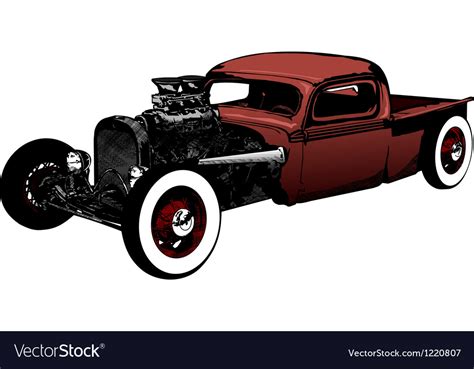 Rat Rod Royalty Free Vector Image - VectorStock