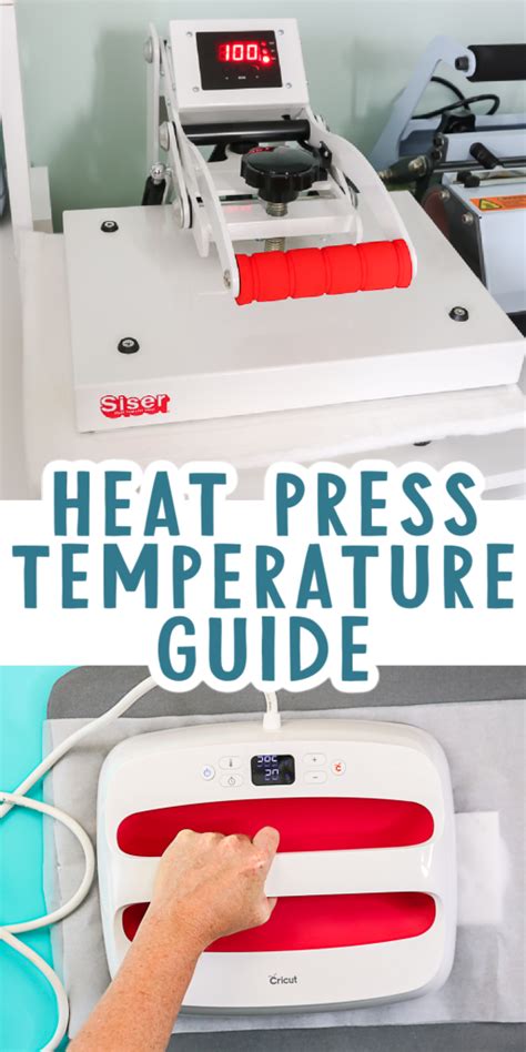 Heat Press Temperature Guide: Sublimation and HTV - Angie Holden The ...