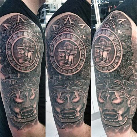 83 Amazing Mayan Tattoos for Men [2024 Inspiration Guide] | Aztec ...