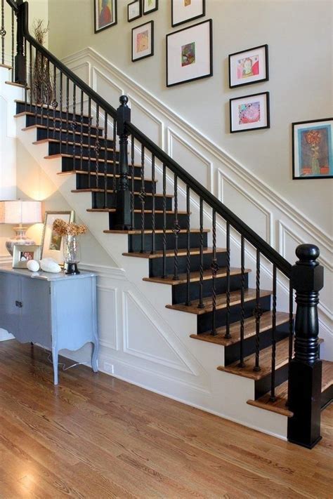 39 Beautifully Painted Stairs Design That We Love - homeridian.com | Stairs design, Interior ...