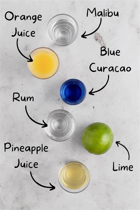 Blue Hurricane Drink - The Littlest Crumb