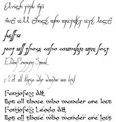 elvish-style english font | Writing fonts, Calligraphy fonts, Hand lettering alphabet