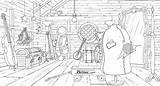Attic Drawing At PaintingValleycom  Explore Collection Of sketch template